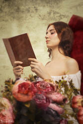 Young woman reading