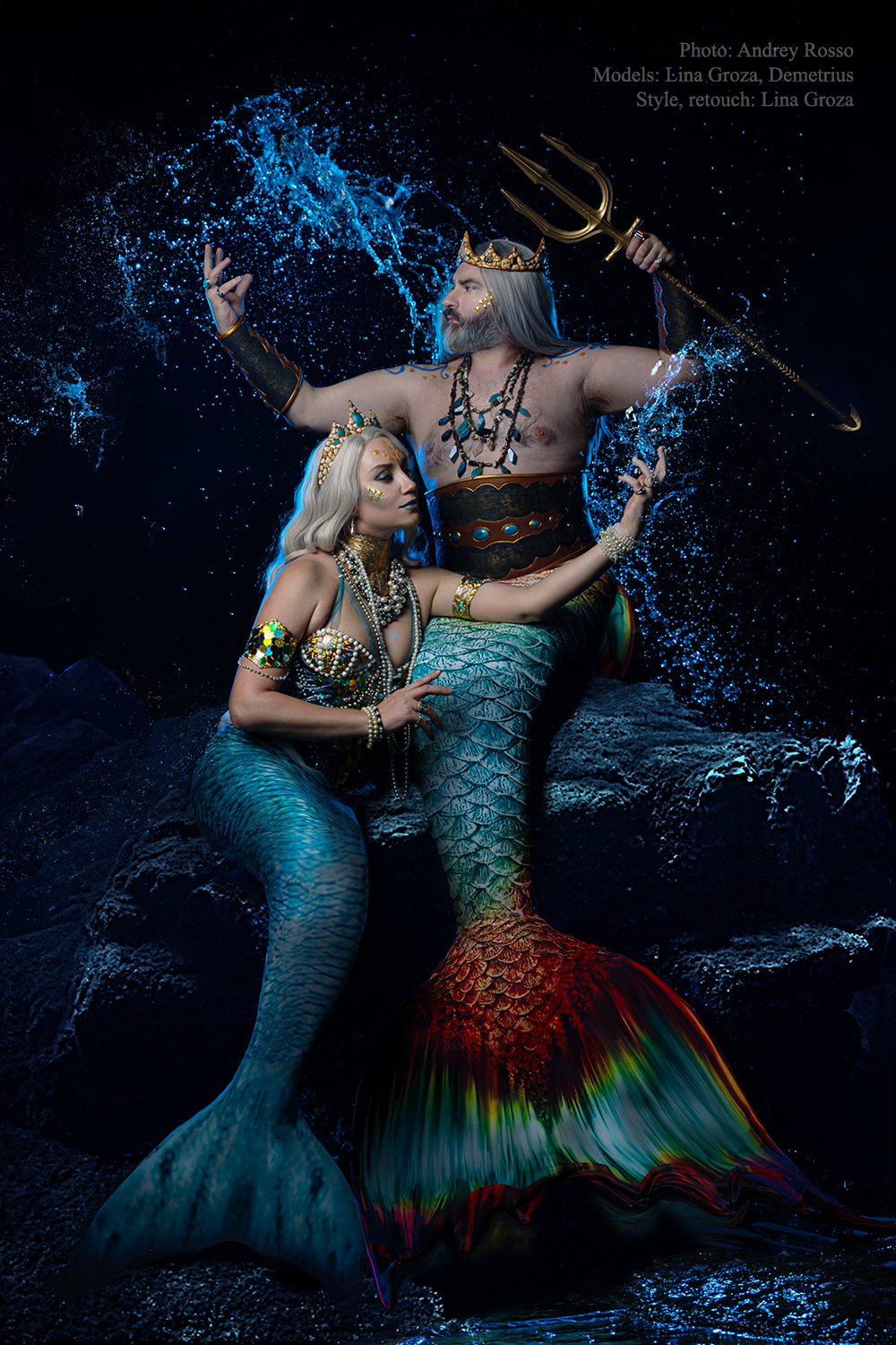 Mermaid and Poseidon