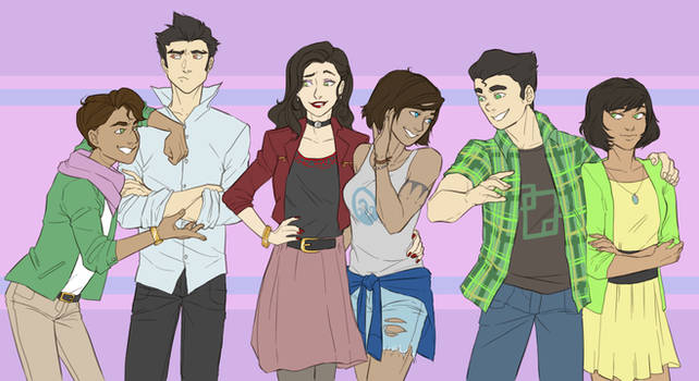 Modern AU Krew by The-DarkBunny