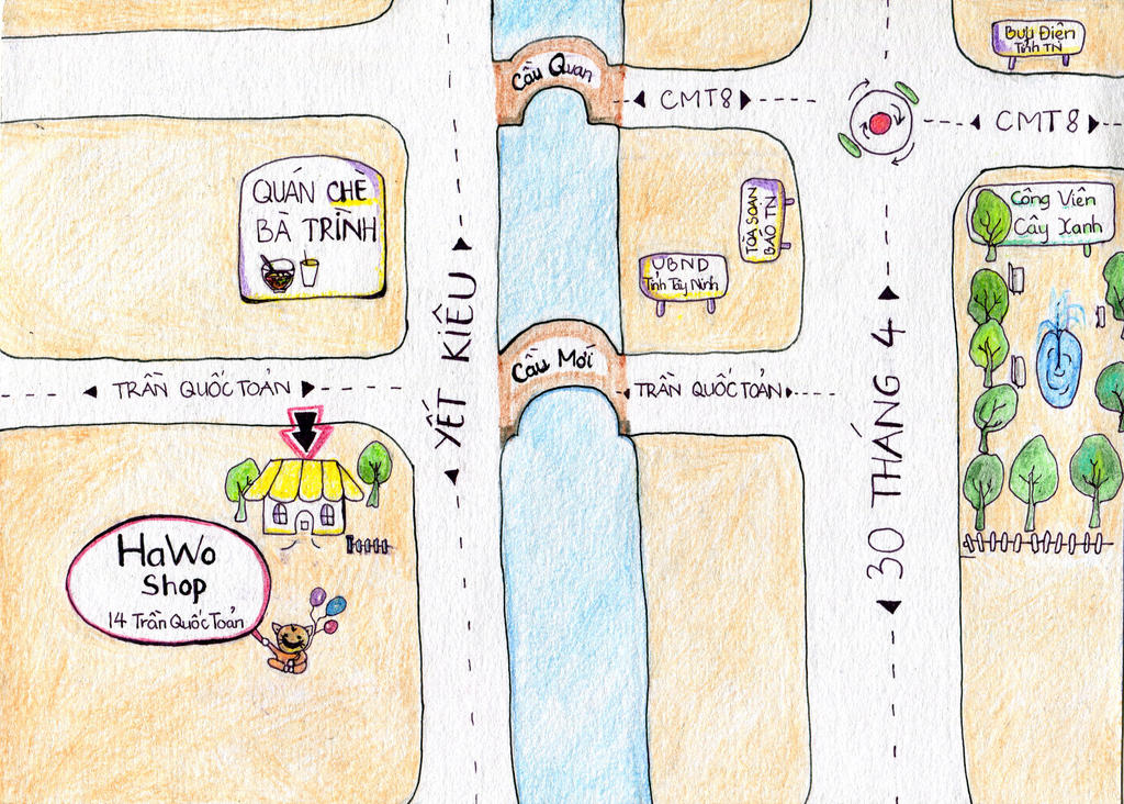 Handmade shop - map illustration by setheartfree on DeviantArt