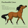 P2U Horse Lineart