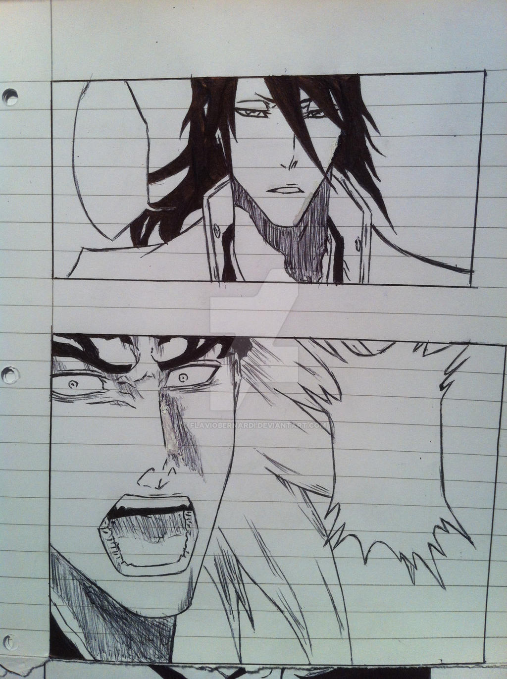 Bleach manga panels by FlavioBernardi on DeviantArt
