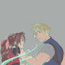 Cloud and Aerith | A Happy End