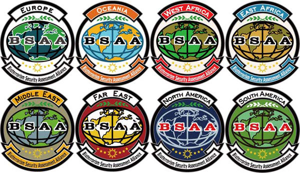 All BSAA WorldWide Emblems/Icons