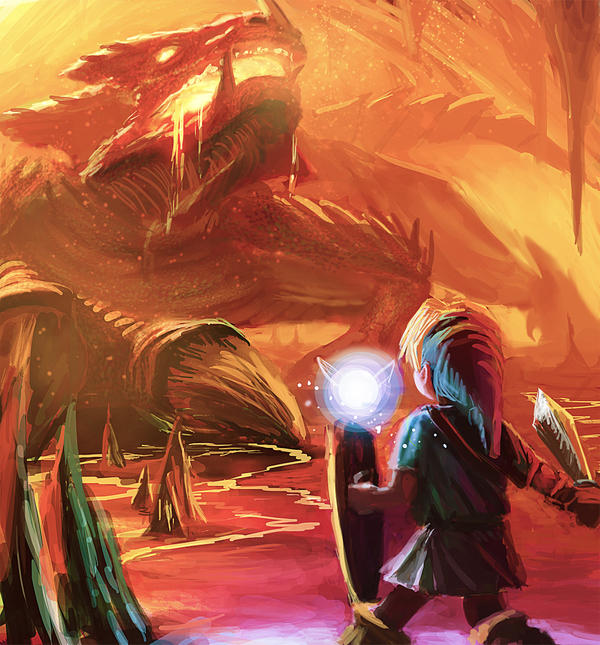 getting the red stone by RhexFiremind