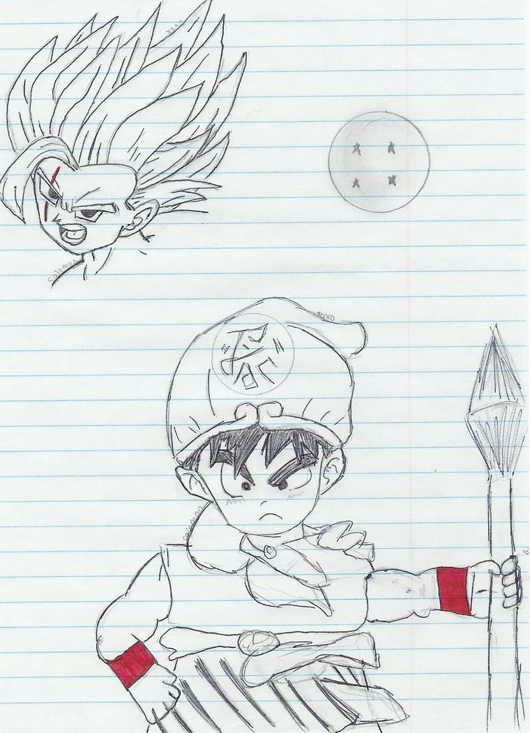 Gohan Writing GOHAN by Atomic-starwars on DeviantArt