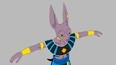 Beerus T-Pose Close Up