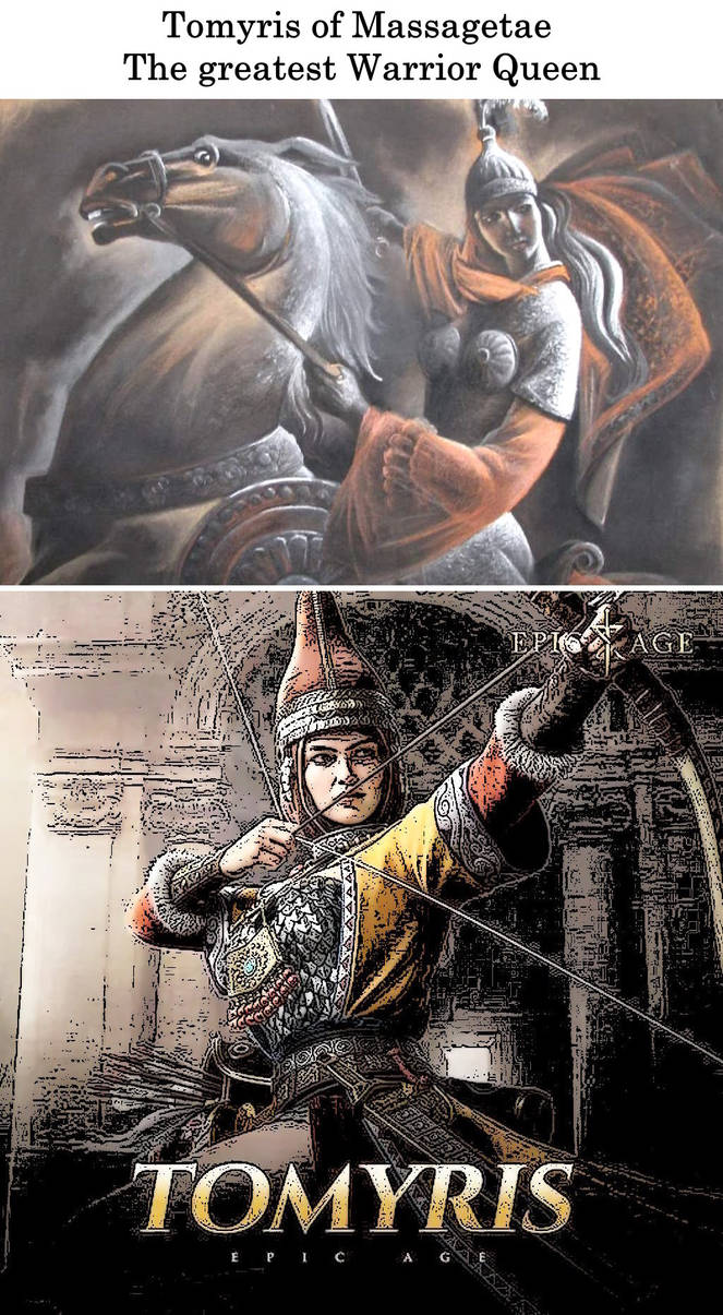 Tomiris Tomyris of Massagetae - The greatest Warrior Queen by AndiraX on DeviantArt
