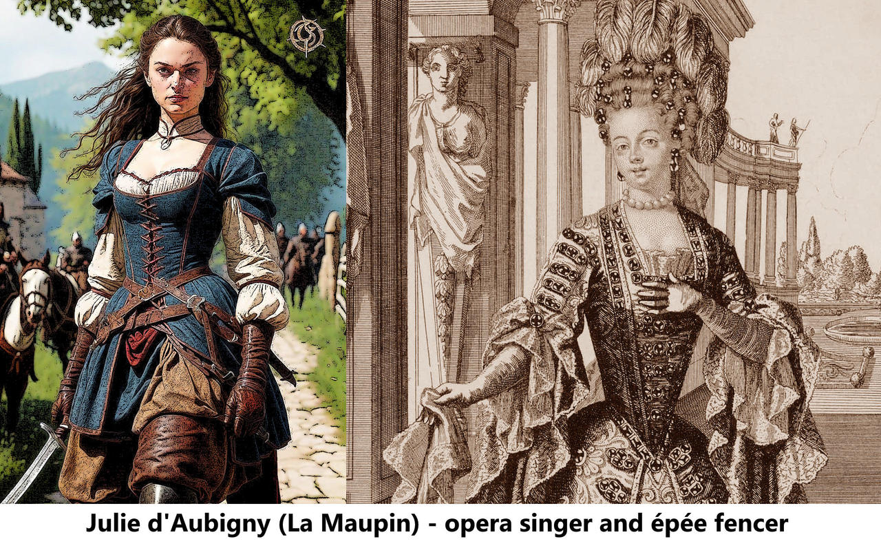 Julie d'Aubigny - opera singer and epee fencer