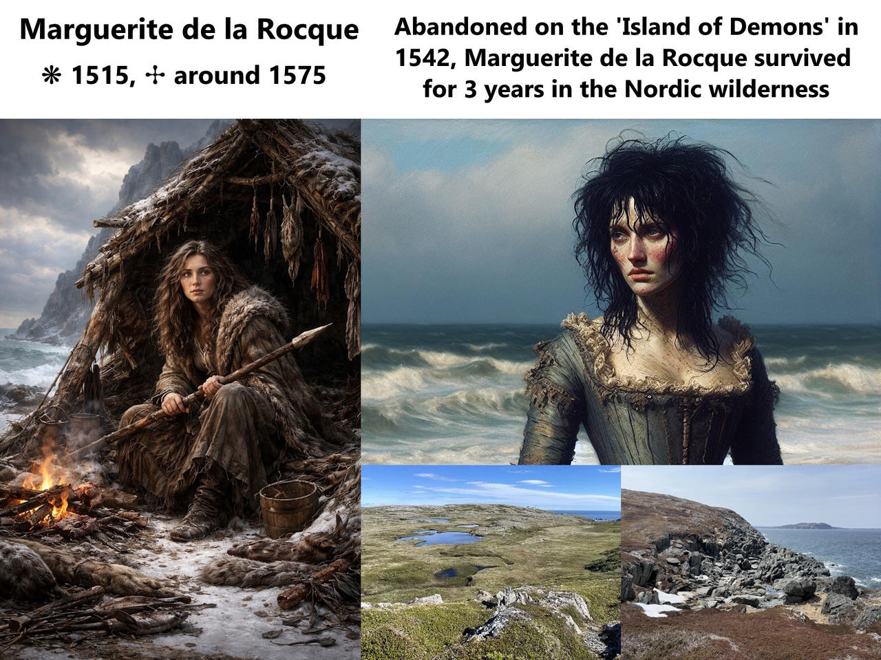 Moize Rocque Marguerite de la Rocque - Abandoned on an Island by AndiraX on DeviantArt