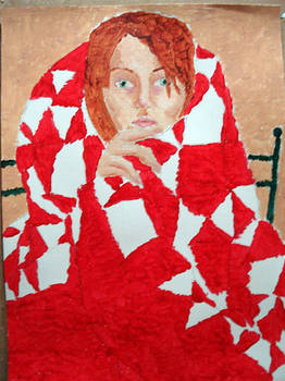 Self Portrait in Quilt