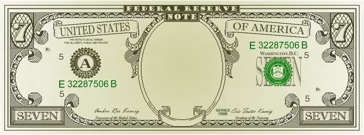 The new Seven Dollar bill