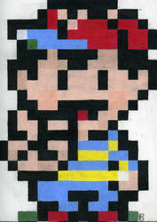 Ness - SNES Earthbound Sprite