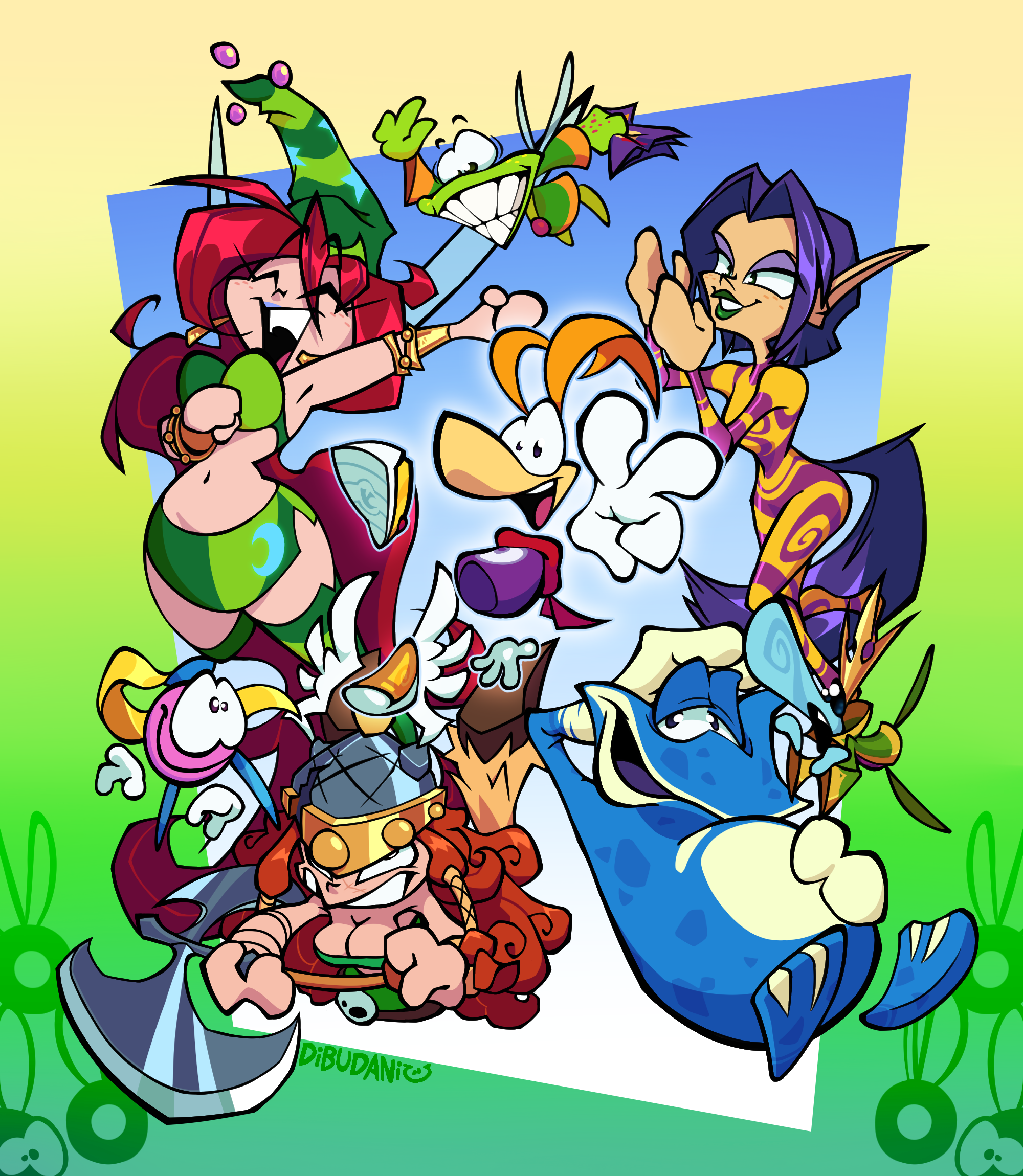 YEAH!! RAYMAN!!!! by DibuDani on DeviantArt