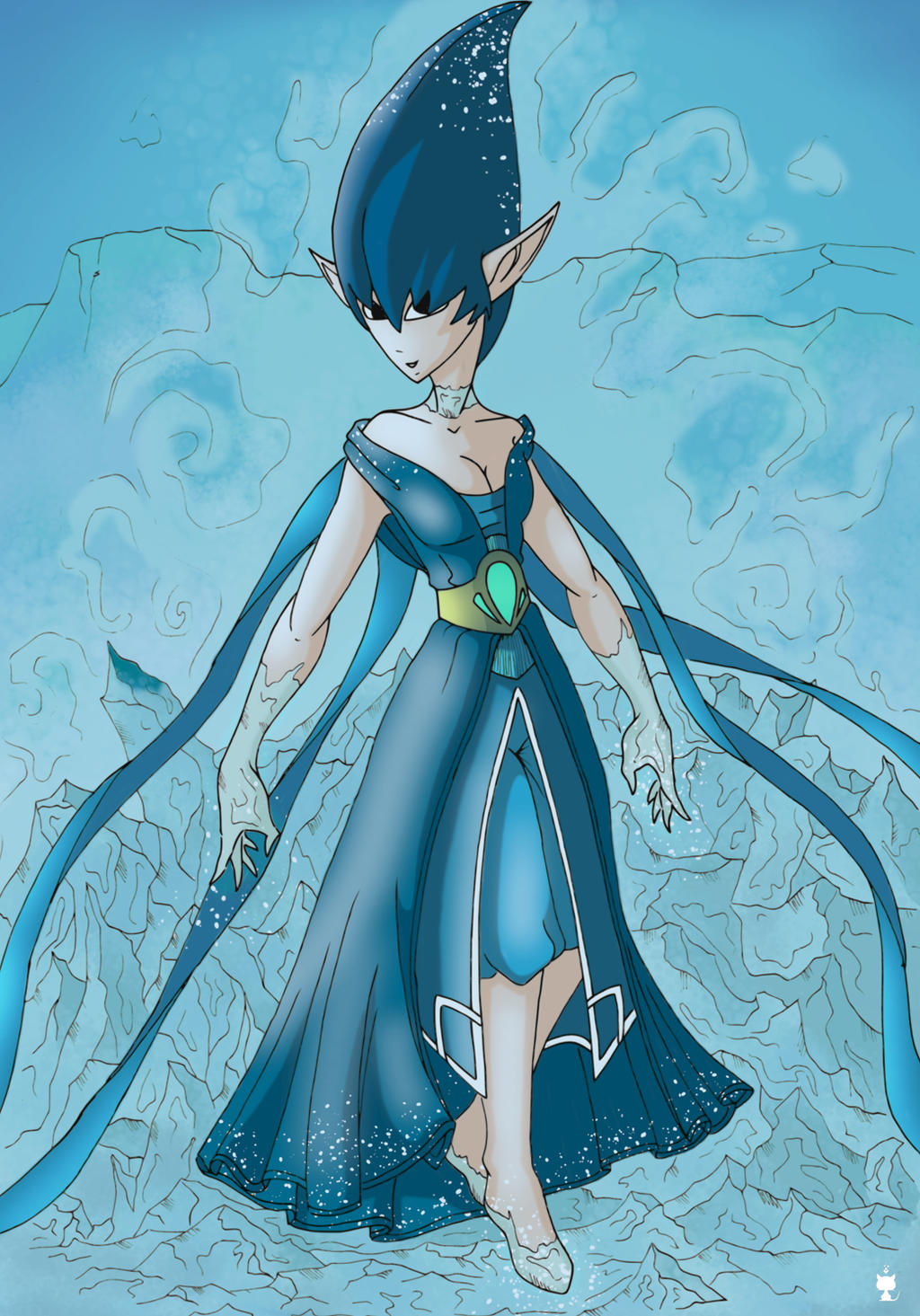 Frozen Elf by Kyan0s on DeviantArt