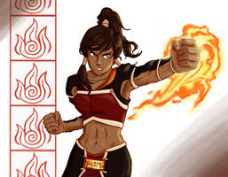 Korra the Firebender