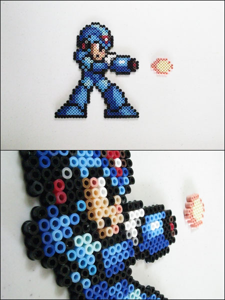 Megaman x and bullet bead sprites