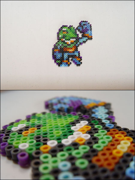 Chrono Trigger Frog showing guns bead sprite