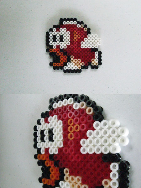 Super Mario 3 Cheep Cheep bead sprite