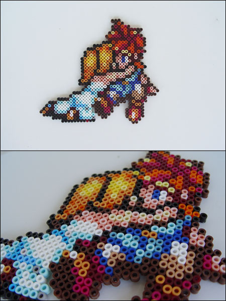 Chrono Trigger and Marle (hugging) bead sprite