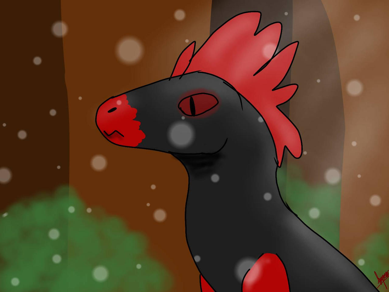 Blood Raptor Deviantart a raptor by LOPEART on DeviantArt