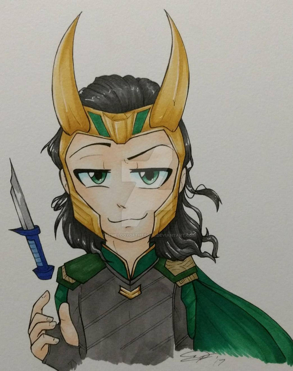 Loki Ragnarok Drawings Ragnarok Loki by TheMelodyOfTheSoul on DeviantArt
