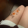 Flower Sharpie Tattoo