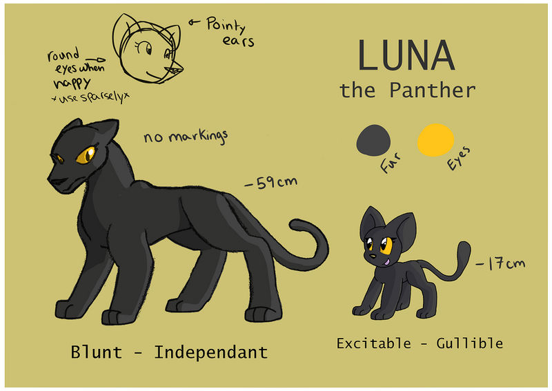 Luna the panther