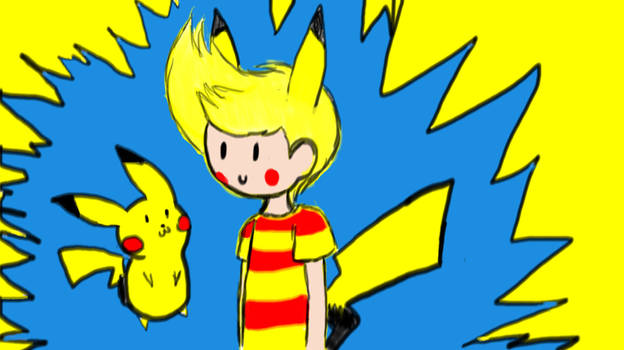 lucas and pikachu