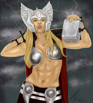 Toni as Lady Thor