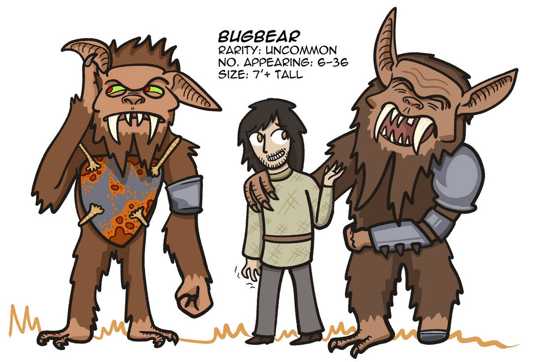 Monster Manual 31 - Bugbear by Dwoll on DeviantArt