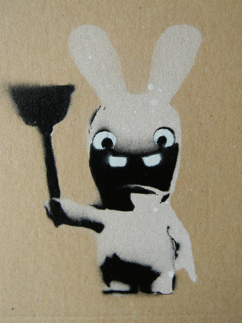 Original Rabbids Design Rabbid Stencil by laurenzloehr on DeviantArt