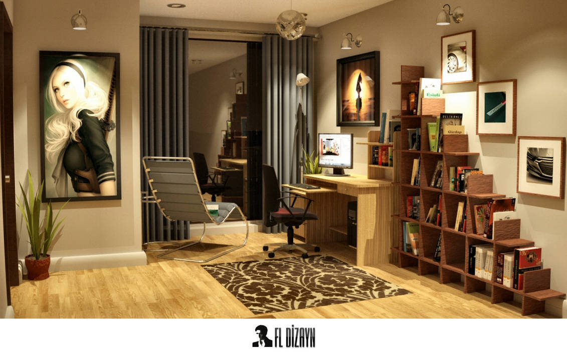 Maxon CINEMA 4D - Interior Design 5 by fldizayn on DeviantArt