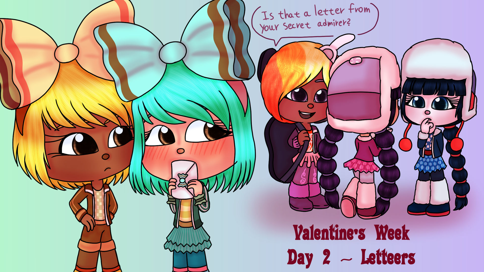 Valentine's Week ~ Day 2 ~ Letters by Kawaii-Sugarii on DeviantArt