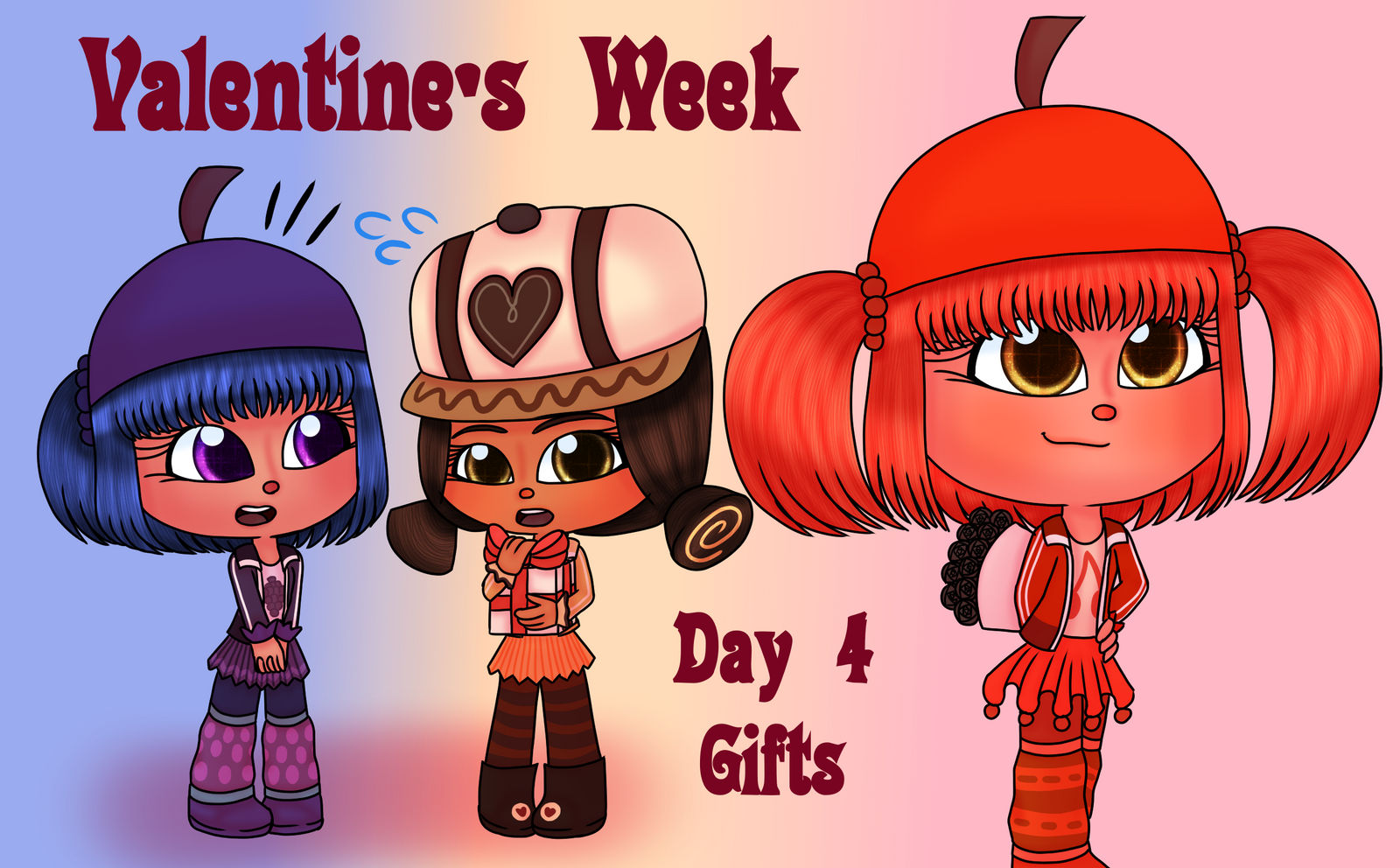 Valentine's Week ~ Day 4 ~ Gifts by Kawaii-Sugarii on DeviantArt
