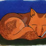 Sleeping Fox