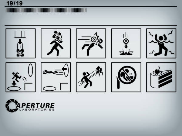 Portal Icons, Part I by CalicoStonewolf