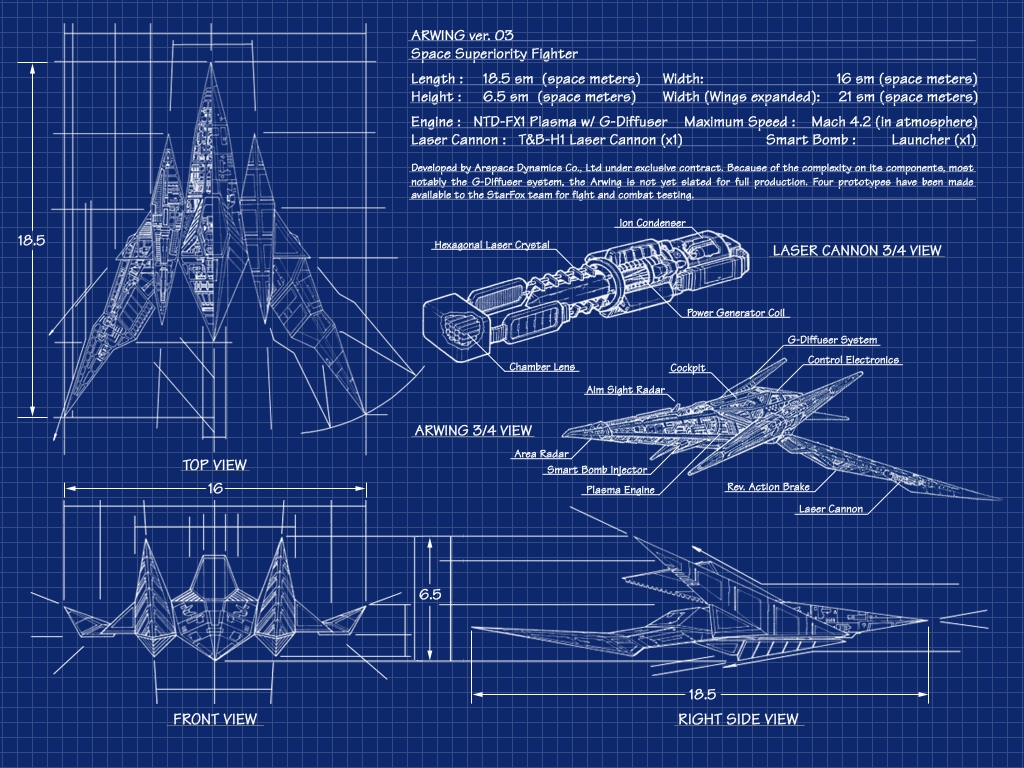 Arwing Wallpaper