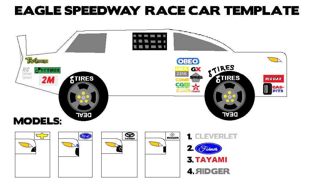 Bell Racing Templates PPTMTFD - Eagle Speedway Race Car (TEMPLATE) by BrenoOrnelas on DeviantArt