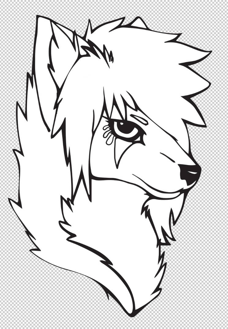 Furry Head Color Page by DragonFeatherDA on DeviantArt