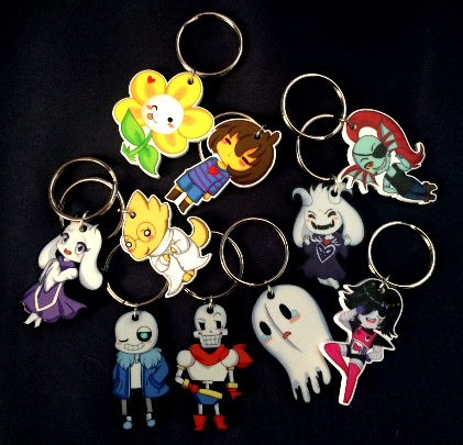 Undertale Ink Keychain Undertale Keychains by VVednesdays on DeviantArt