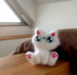 Funny kitten mini plushie