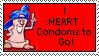 Condoms To Go Stamp