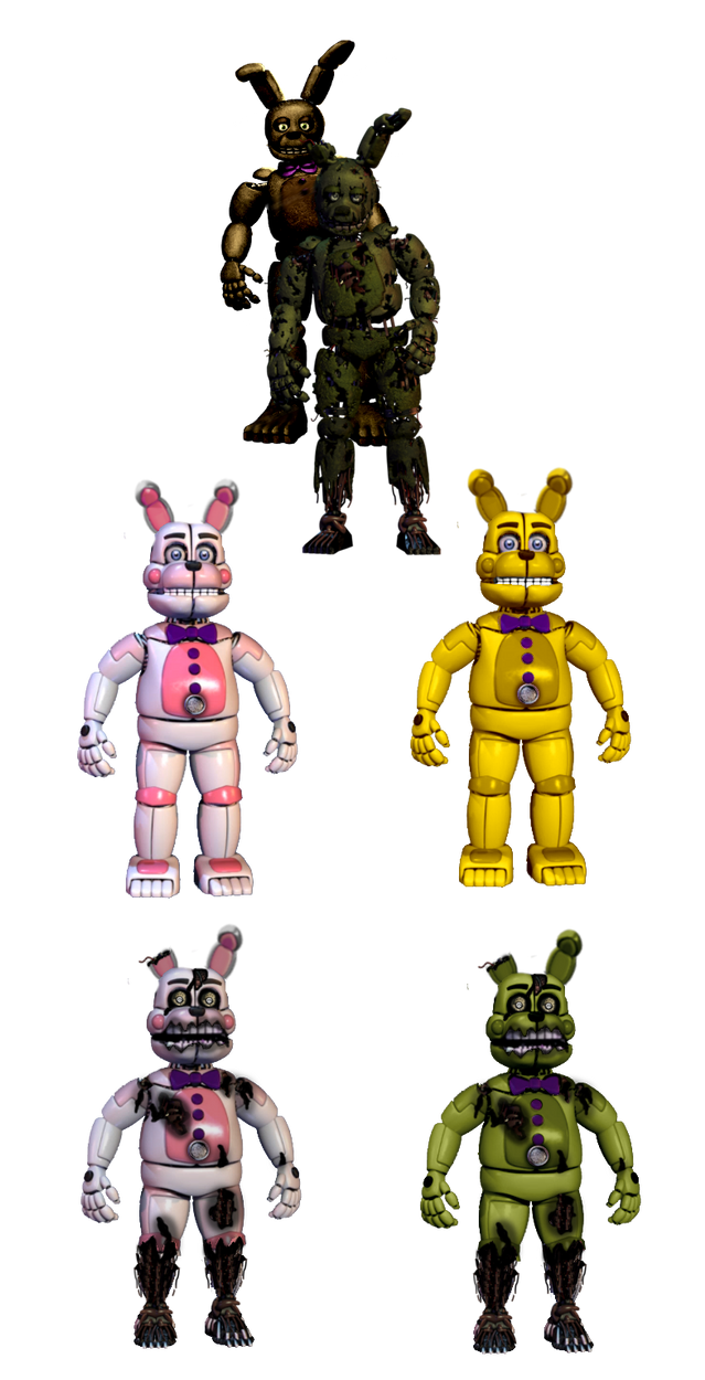Spring Fun Time Freddy Funtime Spring Bonnie by LuisFred on DeviantArt