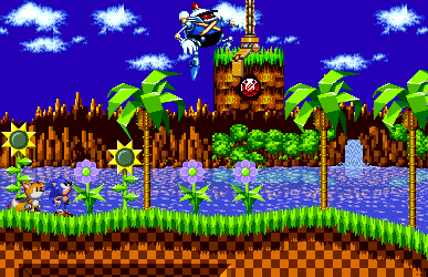 Custom / Edited - Sonic the Hedgehog Customs - Green Hill Zone Background  (Modern, Genesis-Style) - The Spriters Resource