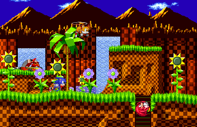 Custom / Edited - Sonic the Hedgehog Customs - Green Hill Zone Background  (Modern, Genesis-Style) - The Spriters Resource