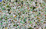 Chipped Glass Texture counter surface green