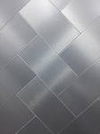 Brushed Silver Metal Texture Tile Surface