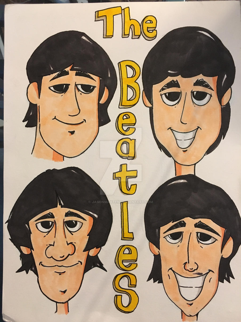 Beatles Caricature