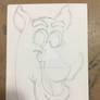 Scooby sketchcard WIP